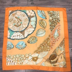 Authentic Hermès “Rocaille II” Silk Scarf